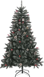 vidaXL Kunstkerstboom 120 cm PVC groen