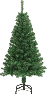 vidaXL Kunstkerstboom 120 cm PVC groen