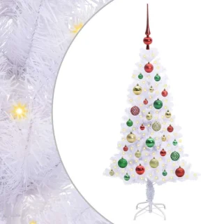 vidaXL Kunstkerstboom 120 cm wit