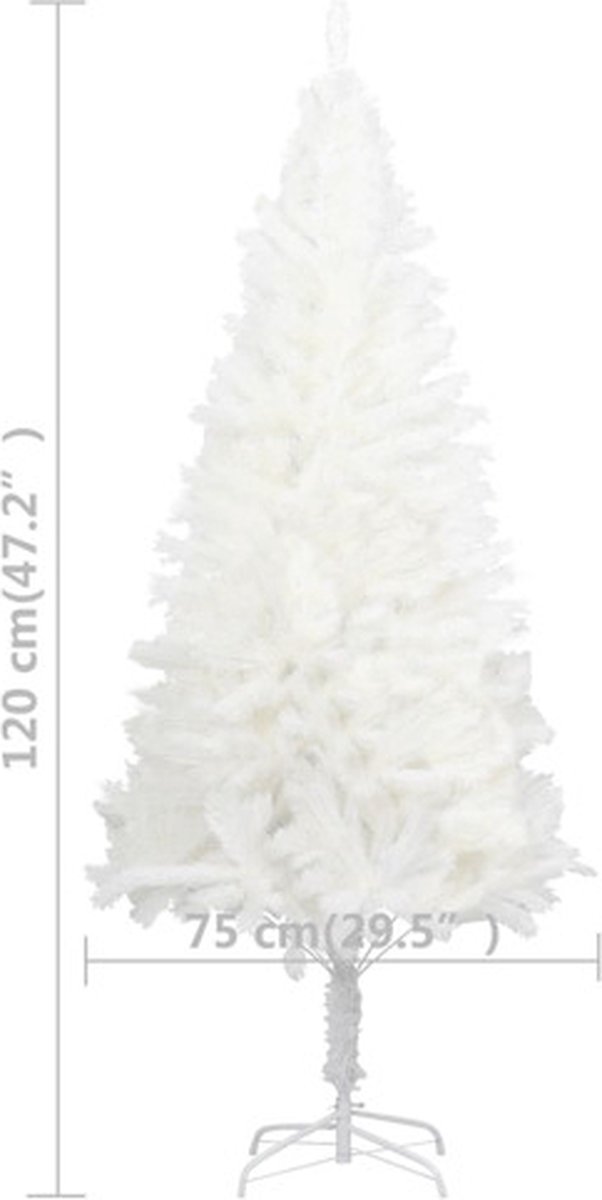 vidaXL Kunstkerstboom 120 cm wit