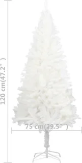 vidaXL Kunstkerstboom 120 cm wit