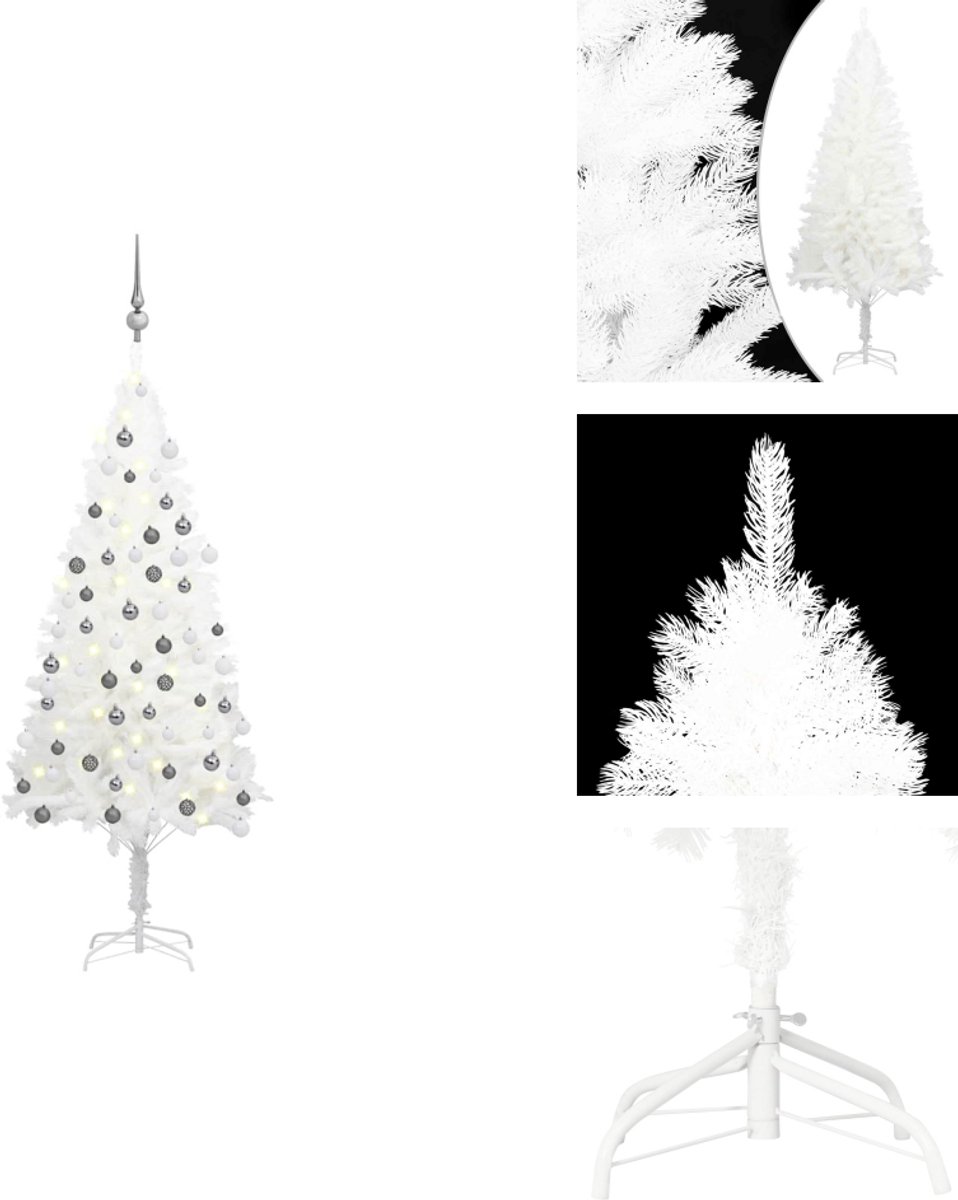 vidaXL Kunstkerstboom 120 cm wit