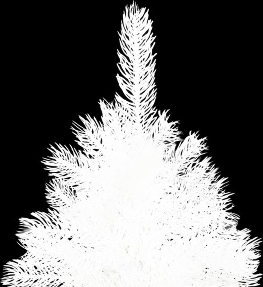 vidaXL Kunstkerstboom 120 cm wit