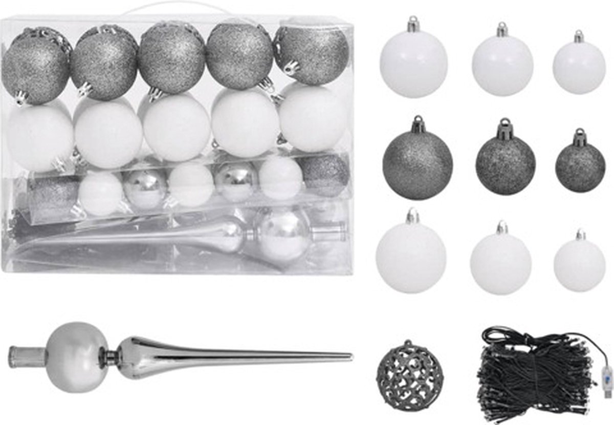 vidaXL Kunstkerstboom 120 cm wit
