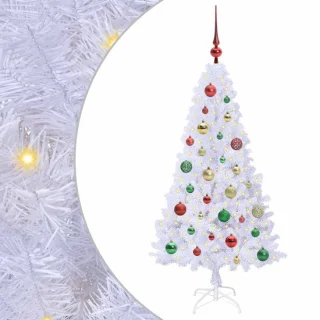 vidaXL kunstkerstboom 120 cm Wit