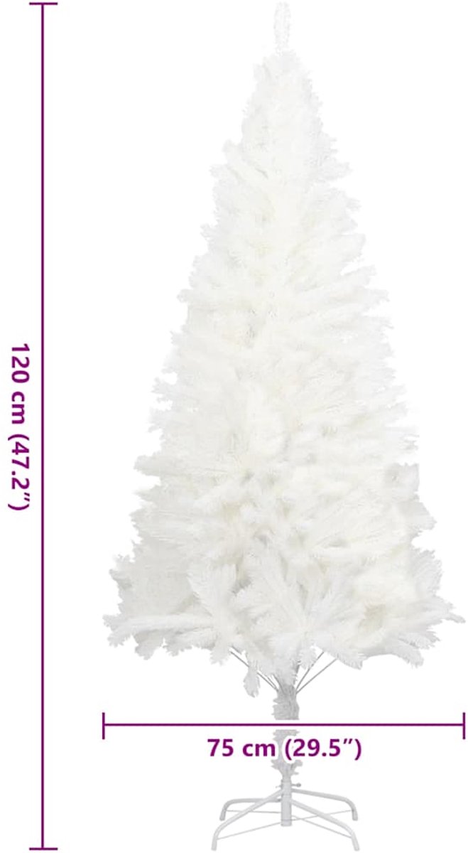 vidaXL Kunstkerstboom 120 cm wit