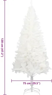 vidaXL Kunstkerstboom 120 cm wit