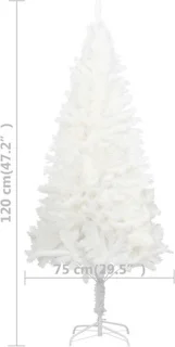 vidaXL Kunstkerstboom 120 cm wit