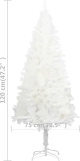 vidaXL Kunstkerstboom 120 cm wit