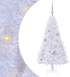 vidaXL Kunstkerstboom 120 cm, wit