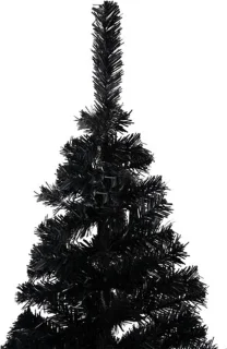 vidaXL Kunstkerstboom 120 cm zwart