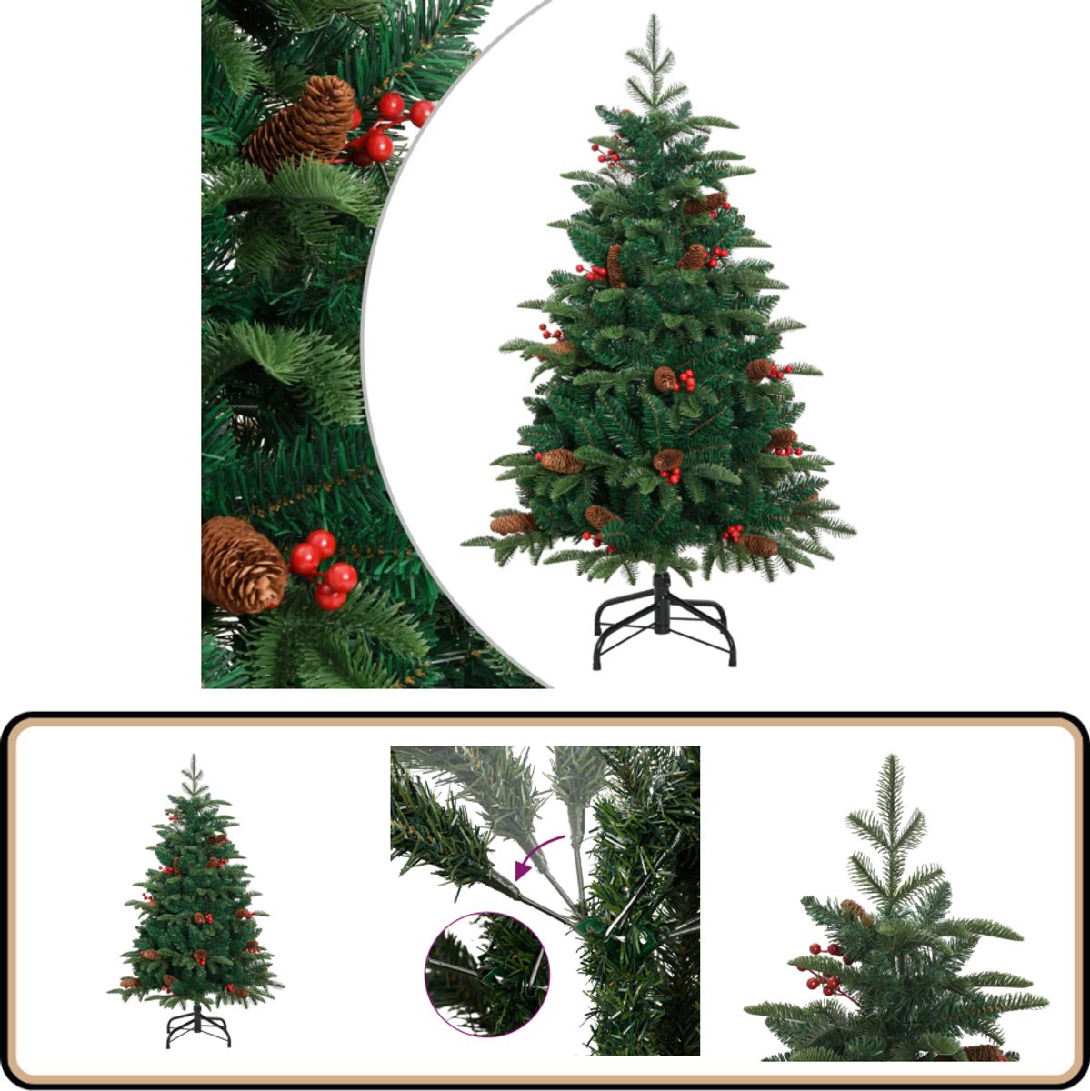 vidaXL Kunstkerstboom 150 cm
