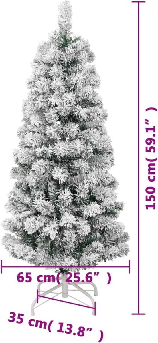 vidaXL Kunstkerstboom 150 cm