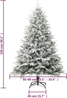 vidaXL Kunstkerstboom 150 cm