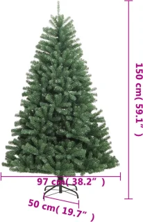 vidaXL Kunstkerstboom 150 cm