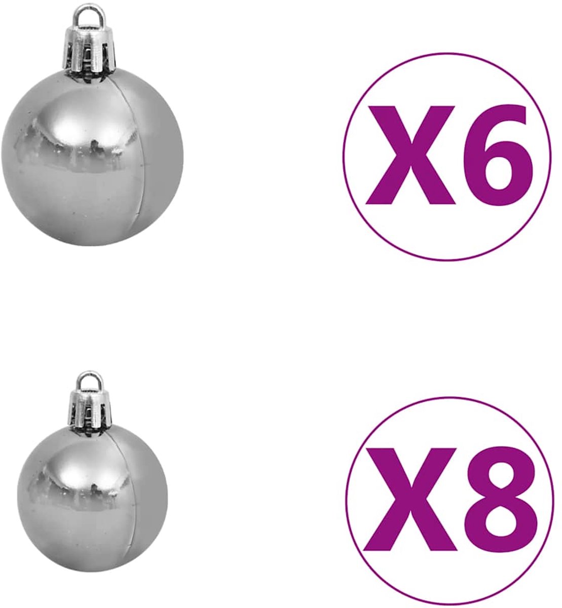 vidaXL Kunstkerstboom 150 cm