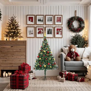 vidaXL Kunstkerstboom 150 cm groen