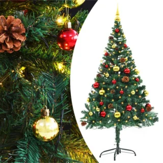 vidaXL Kunstkerstboom 150 cm groen