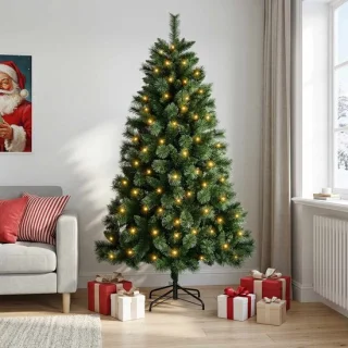 vidaXL Kunstkerstboom 150 cm groen