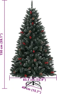vidaXL Kunstkerstboom 150 cm