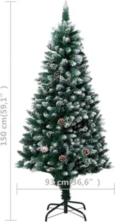 vidaXL - Kunstkerstboom - 150 cm