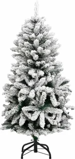 vidaXL Kunstkerstboom 150 cm met LED's en kerstballen