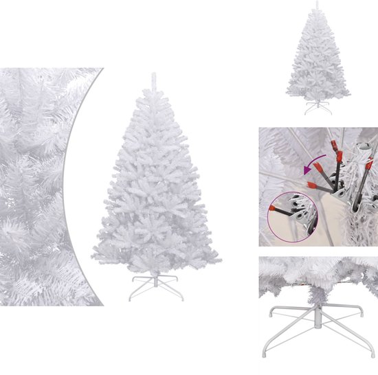 vidaXL Kunstkerstboom 150 cm met sneeuw
