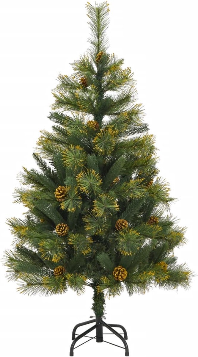 vidaXL Kunstkerstboom 150 cm met standaard groen