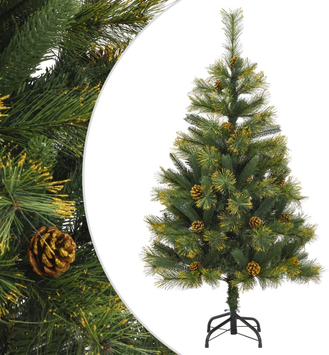vidaXL Kunstkerstboom 150 cm met standaard
