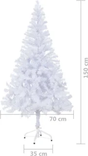 vidaXL Kunstkerstboom 150 cm met standaard