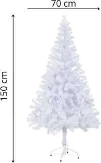 vidaXL Kunstkerstboom 150 cm met standaard