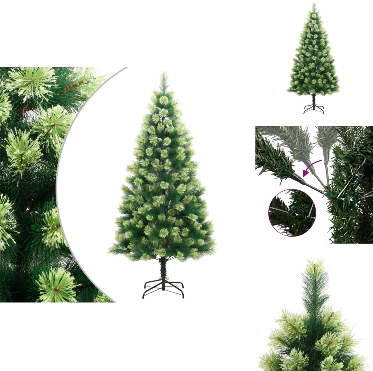 vidaXL Kunstkerstboom 150 cm met standaard
