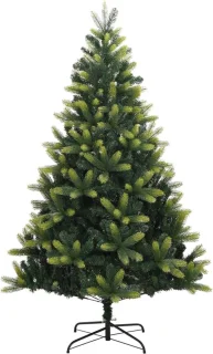 vidaXL Kunstkerstboom 150 cm met standaard