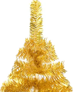 vidaXL Kunstkerstboom 150 cm PET goud