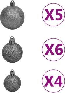 vidaXL Kunstkerstboom 150 cm PET Goud