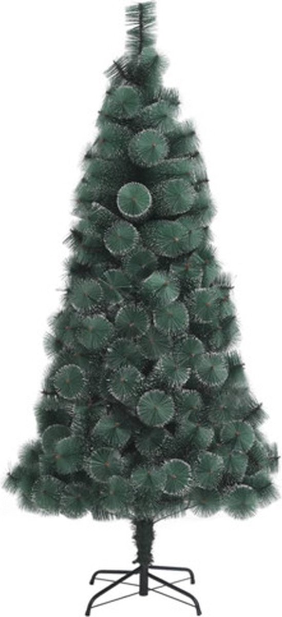 vidaXL Kunstkerstboom 150 cm PET groen met standaard