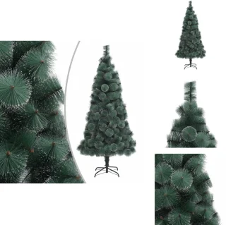 vidaXL Kunstkerstboom 150 cm PET groen met standaard