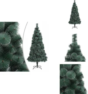 vidaXL Kunstkerstboom 150 cm PET groen met standaard