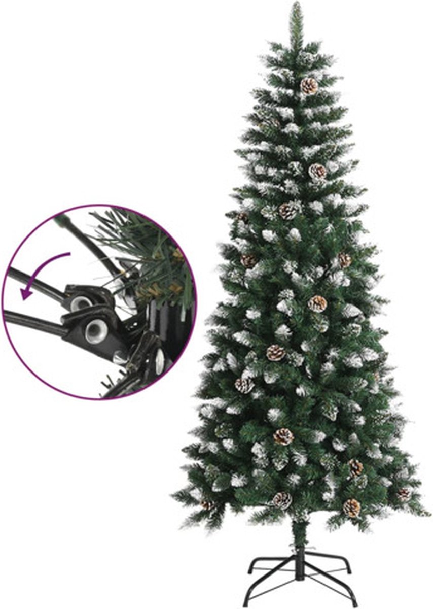 vidaXL Kunstkerstboom 150 cm PVC groen