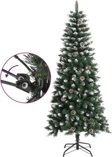 vidaXL Kunstkerstboom 150 cm PVC groen