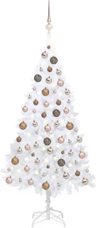 vidaXL Kunstkerstboom 150 cm PVC wit