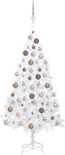 vidaXL Kunstkerstboom 150 cm PVC wit