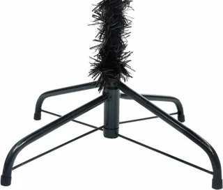 vidaXL Kunstkerstboom 150 cm PVC zwart