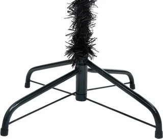 vidaXL Kunstkerstboom 150 cm PVC zwart