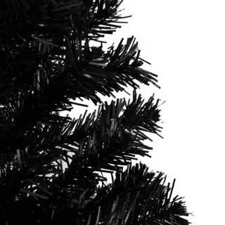 vidaXL Kunstkerstboom 150 cm PVC zwart