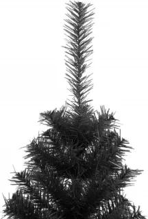 vidaXL Kunstkerstboom 150 cm PVC zwart