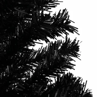 vidaXL Kunstkerstboom 150 cm PVC zwart