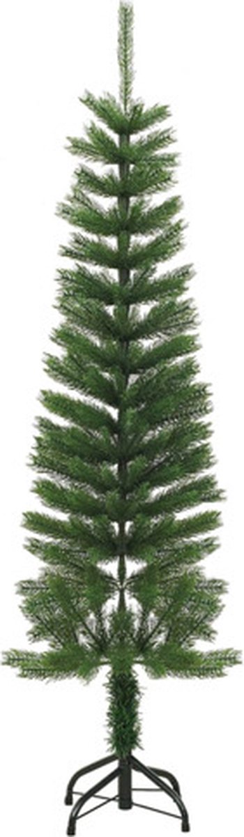 vidaXL Kunstkerstboom 150 cm Smal PE met standaard