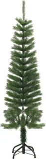 vidaXL Kunstkerstboom 150 cm Smal PE met standaard
