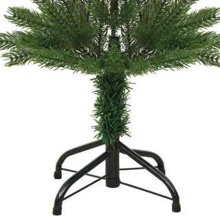 vidaXL Kunstkerstboom 150 cm Smal PE met standaard